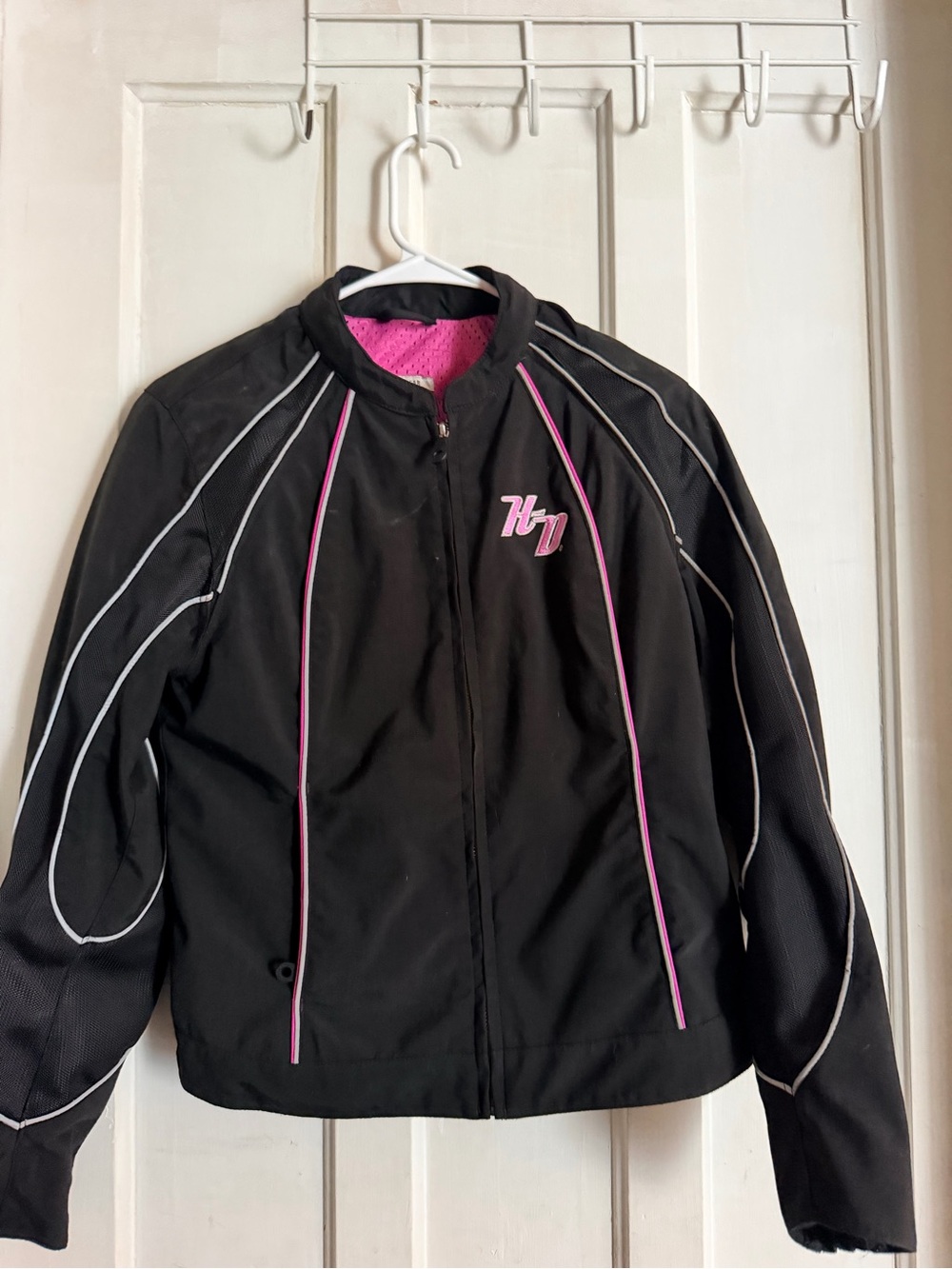 Harley-Davidson Black Jacket with Pink Trim